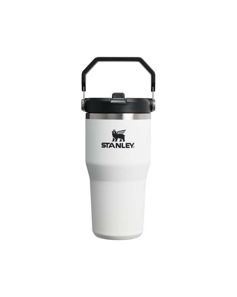 Stanley 1913 Thermobecher - 0,89L ICEFLOW FLIP STRAW BOTTLE 2.0 Chalk Weiss
