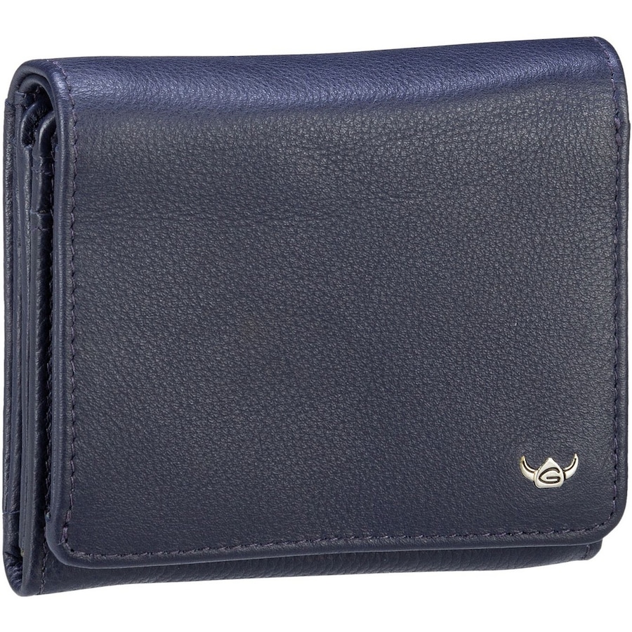 Golden Head Geldbörse Madrid RFID Protect Blau Schwarz Damen