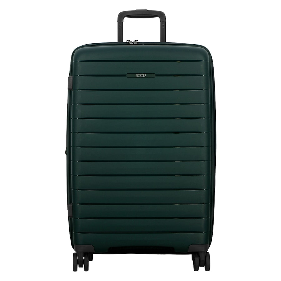 Jump Striper 4 Rollen Trolley 68 cm mit Dehnfalte Grün Herren