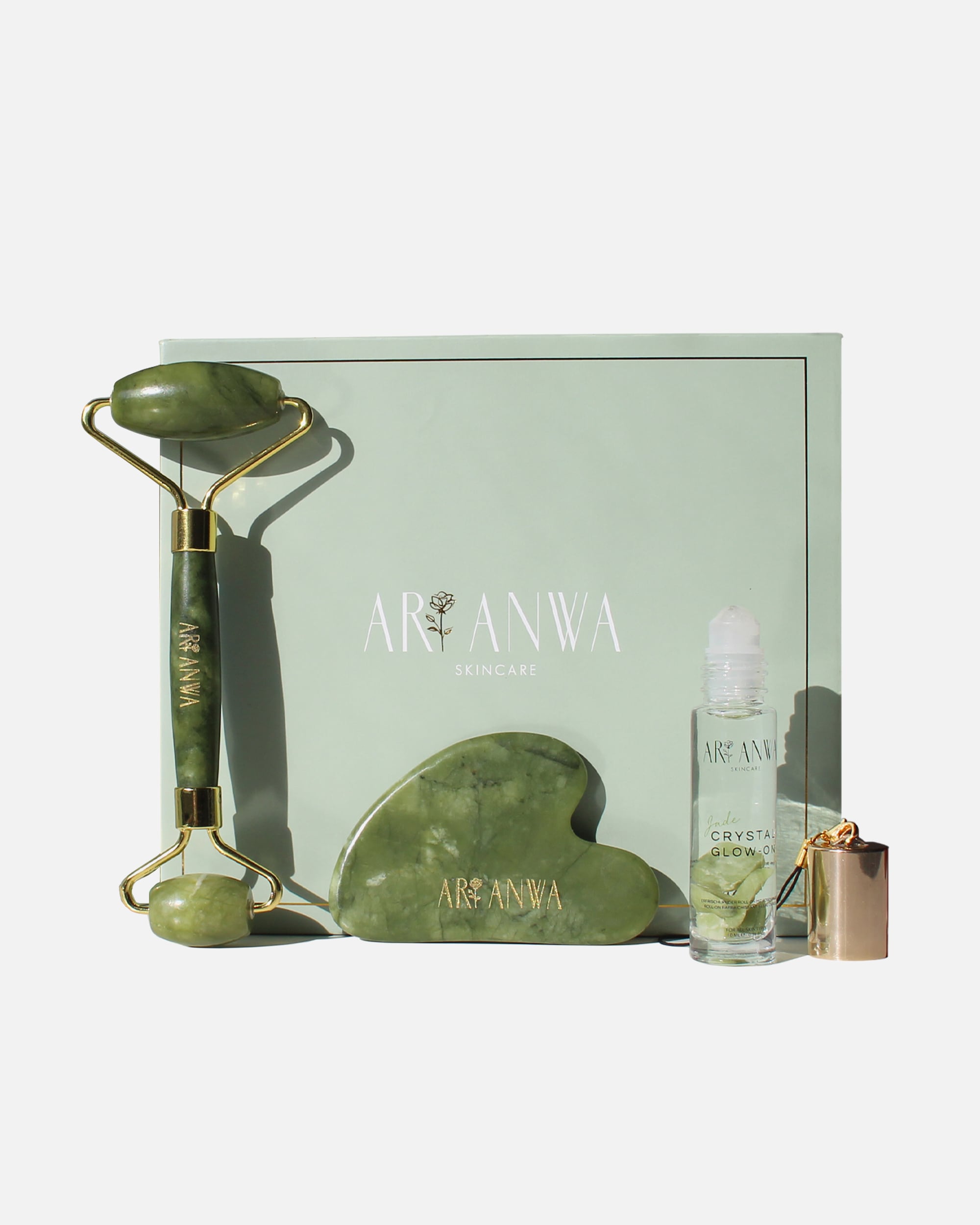 Gesichtsmassagegerät für Weiblich ARI ANWA Skincare The Glow Kit Jade The Glow Kit Jade