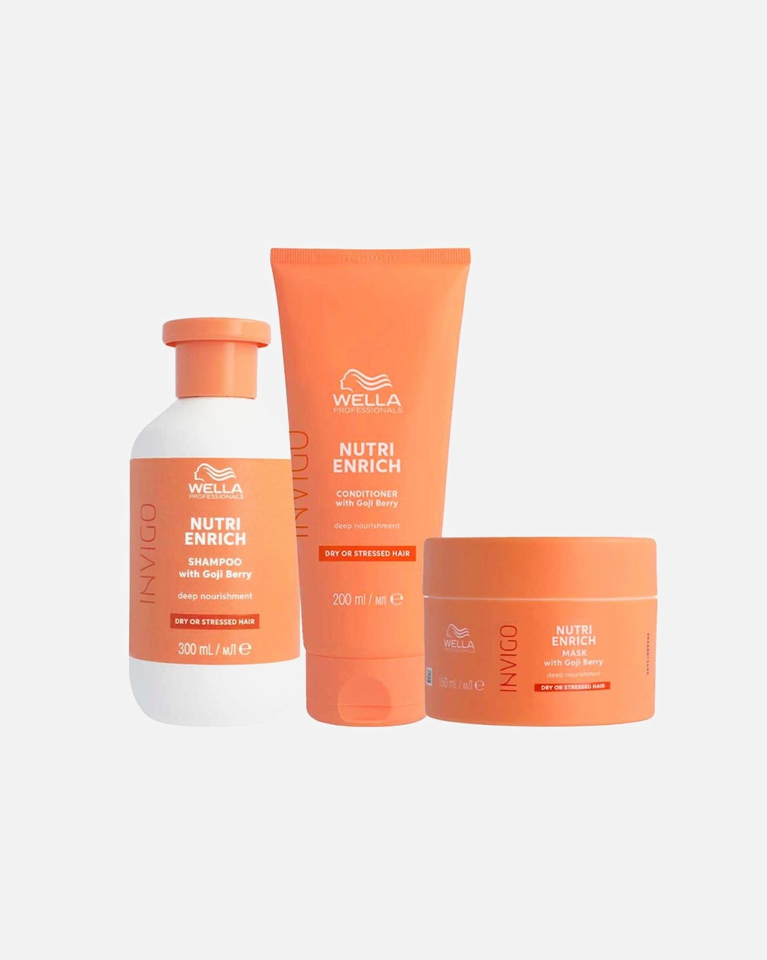 Haarpflegeset für Weiblich Wella Professionals Default Brand Line INVIGO Nutri-Enrich Deep Nourishing Bundle Maske* 1 Stück
