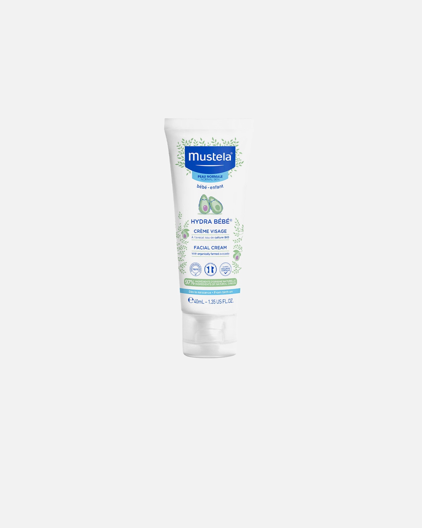 Babycreme für Unisex Mustela BABY-KIND-Gesichtscreme 40 ml