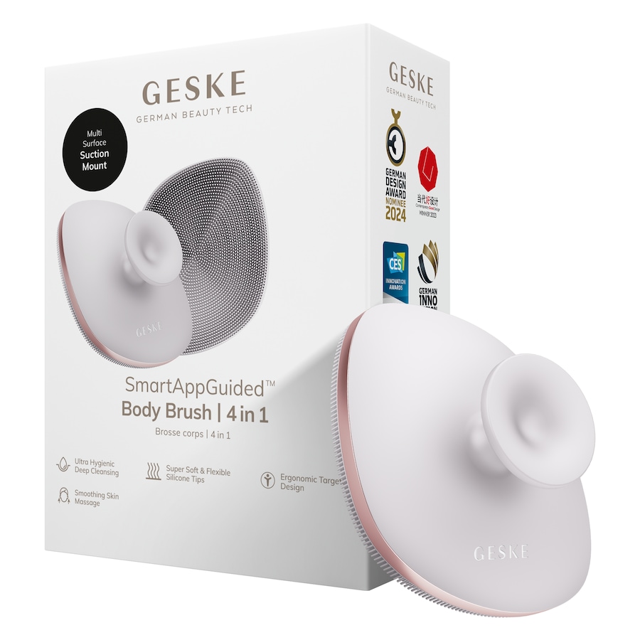 GESKE Body Brush | 4 in 1 Design mit Metallring Reinigungsbürste Starlight