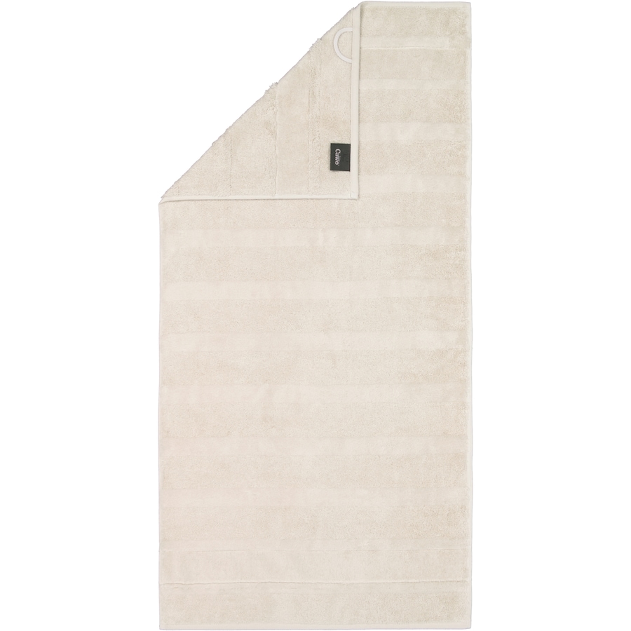 Cawö Handtücher Noblesse2 Uni 1002 travertin - 366 Handtuch 50x100 cm Silber