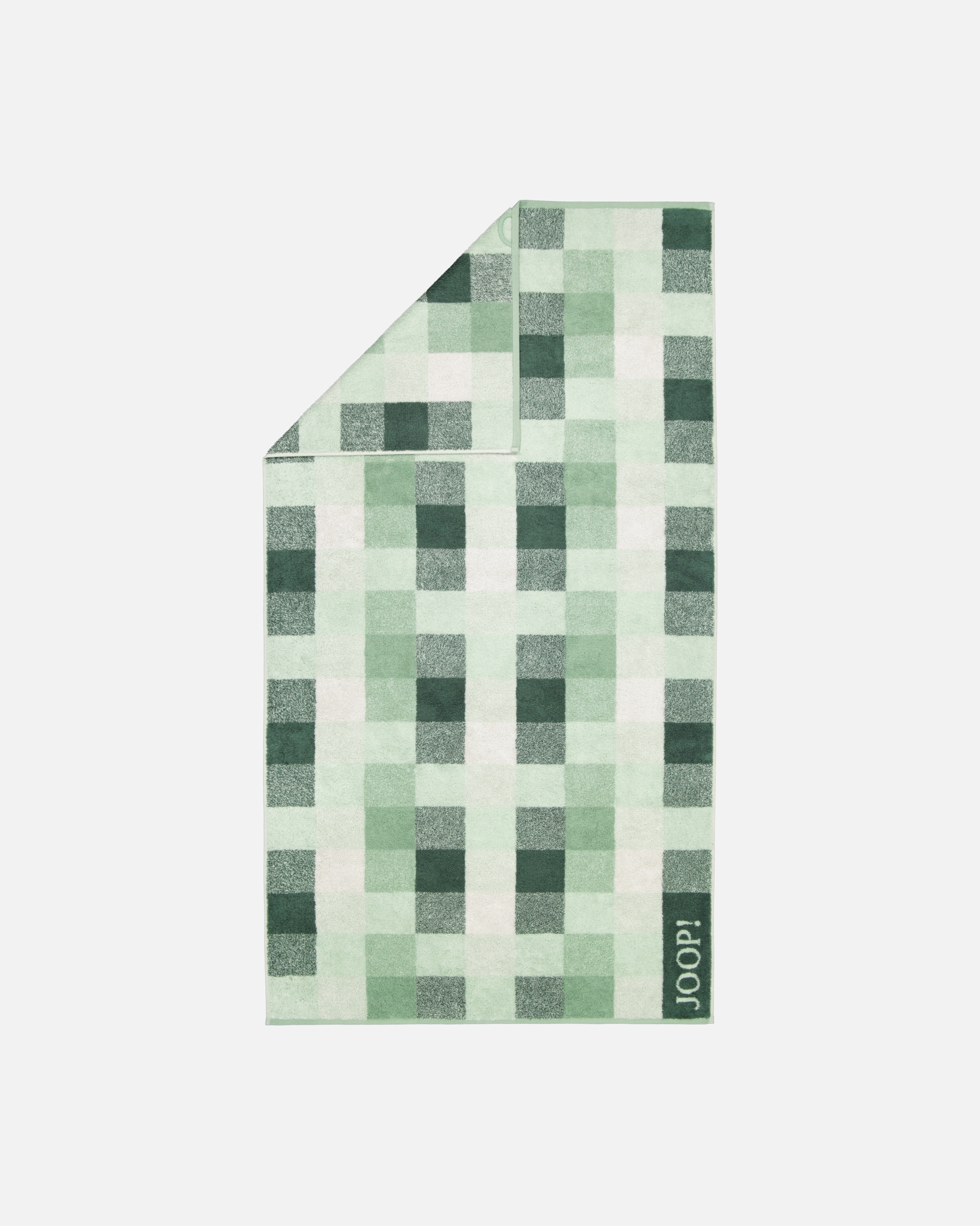 Handtuch für Unisex JOOP! JOOP! Handtücher Vibe Karo 1699 salbei - 44 Duschtuch 80x150 cm