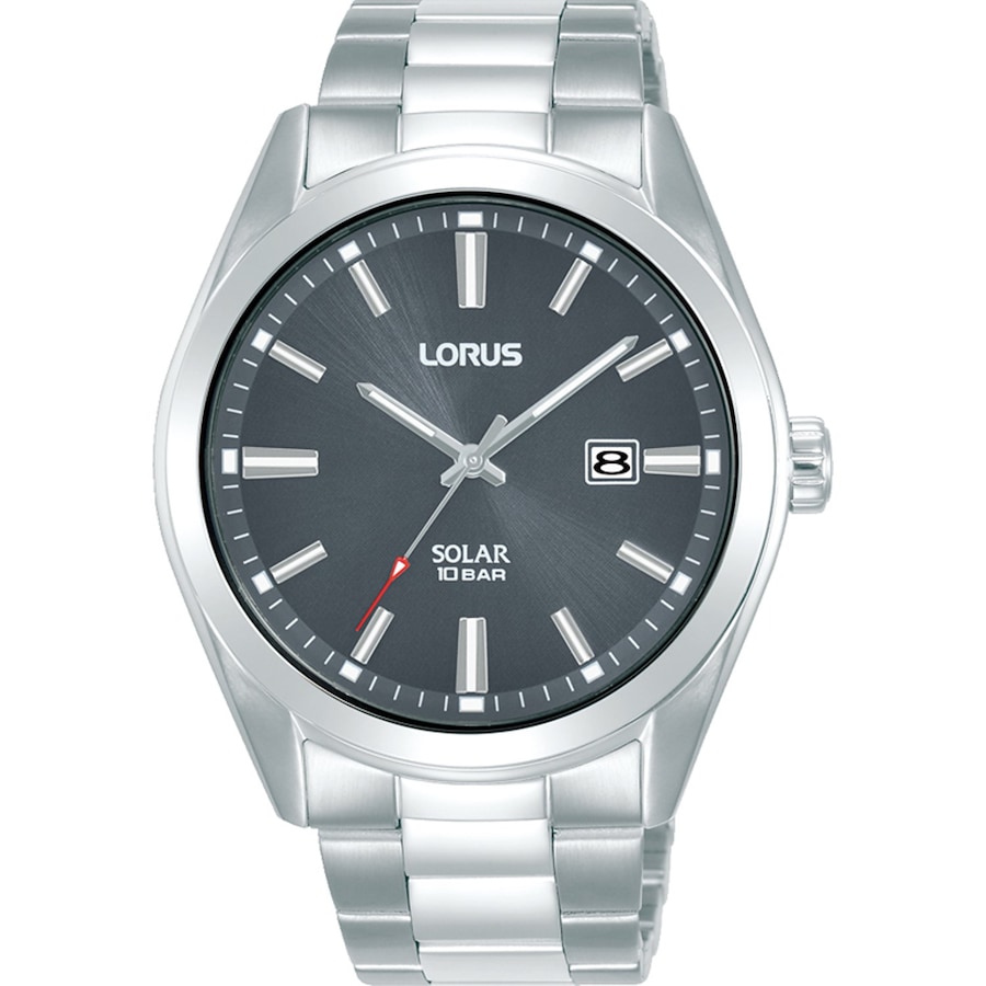 Lorus Herrenuhr Edelstahl grau Herren