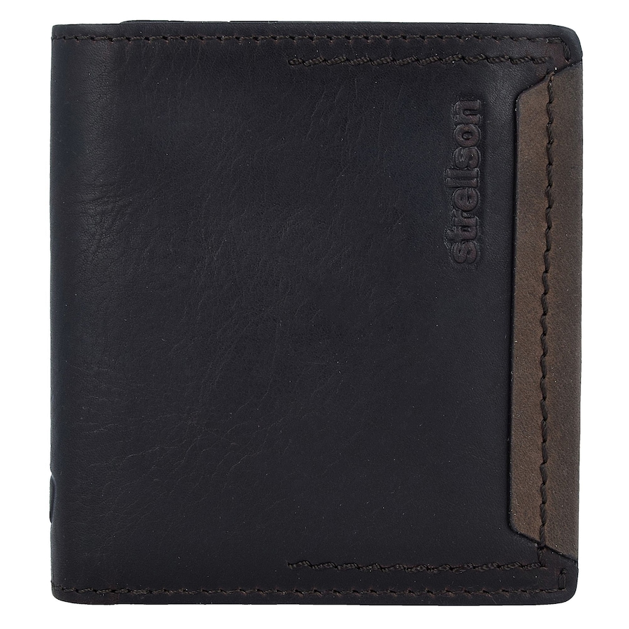 Strellson Camden Geldbörse Leder 9,5 cm dark brown Braun Herren