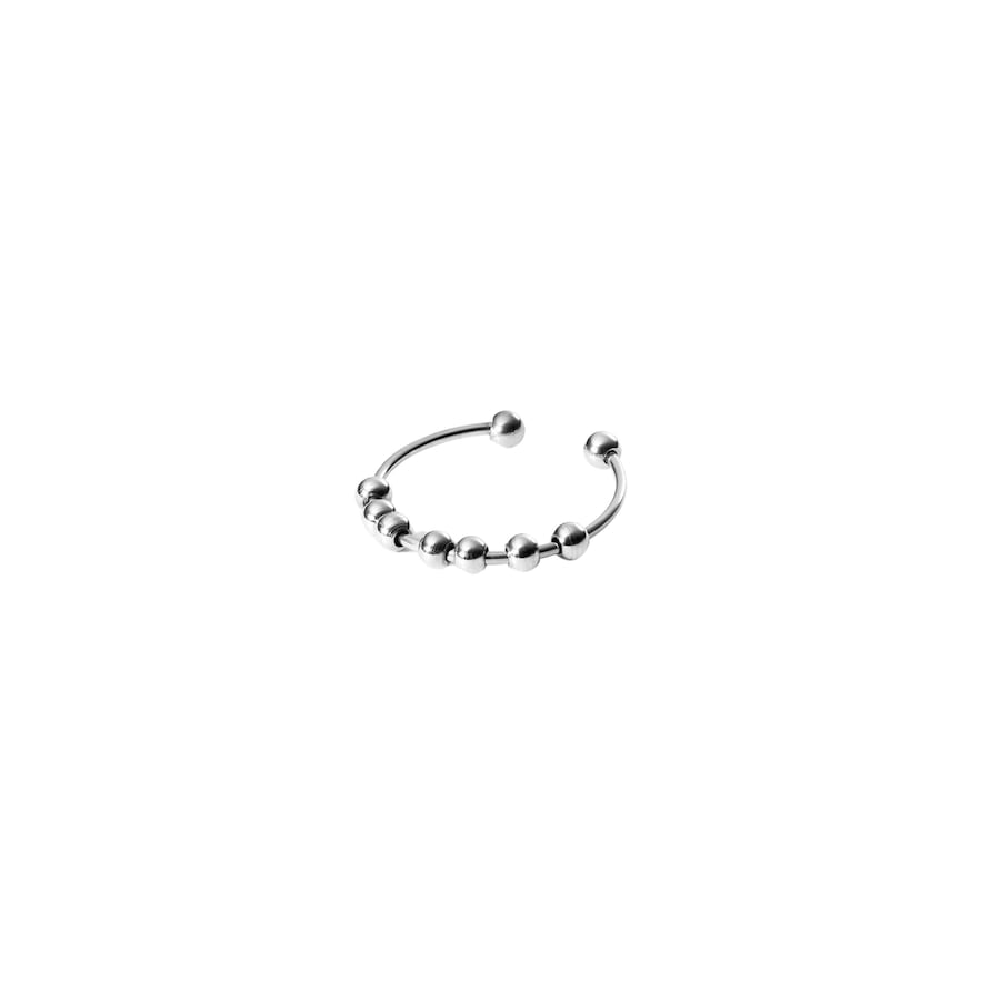 Purelei Shade Anxiety Ring 100% Edelstahl S/M Grau Damen