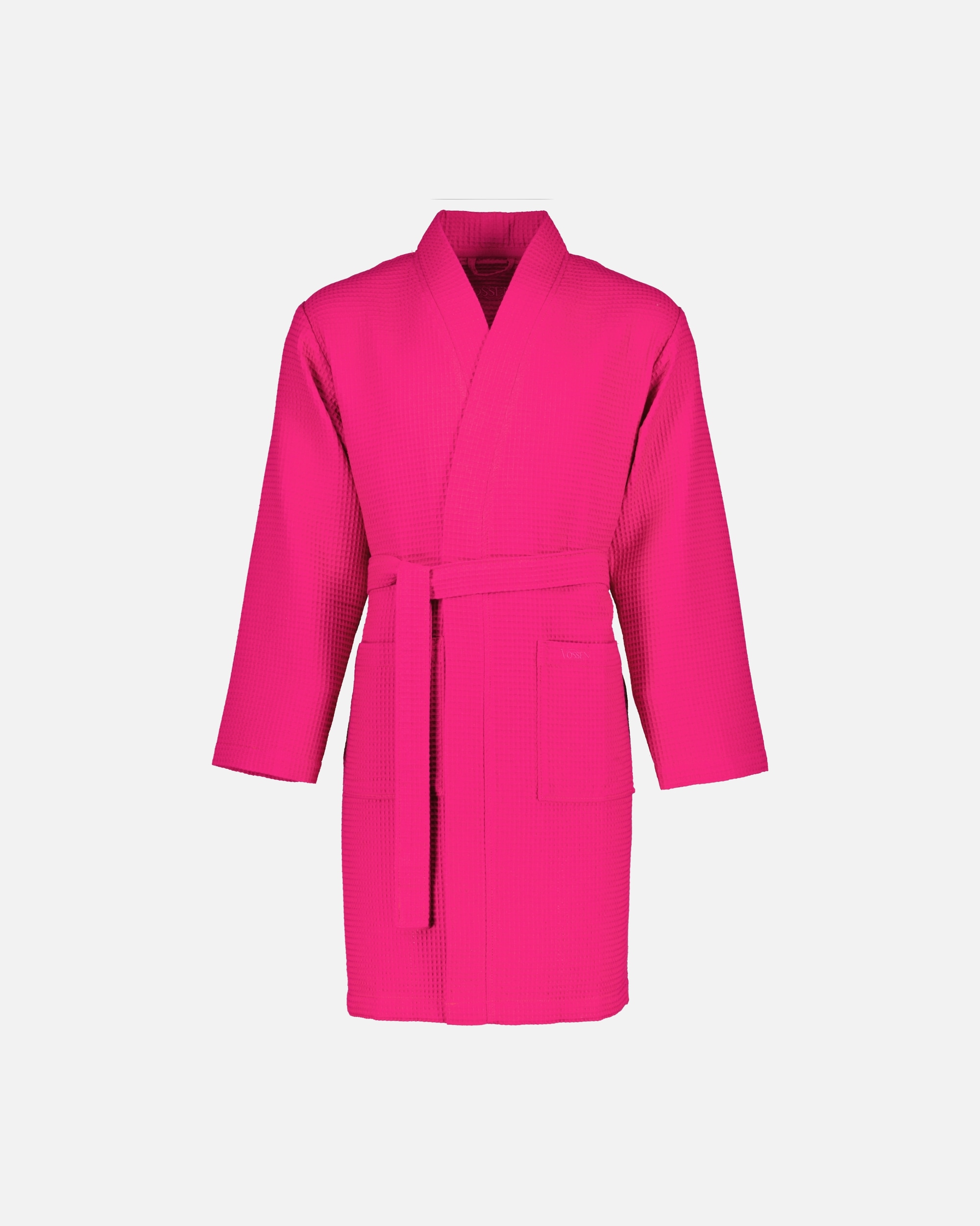 Bademantel für Unisex Vossen Vossen Bademäntel unisex Kurzmantel Rom cranberry - 3770 L