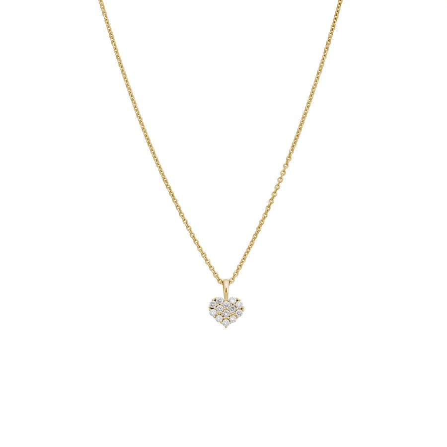 Lyomi Anhänger mit Kette 585/- Gold Diamant Lab Grown weiß 0,17ct. 45,0cm Damen