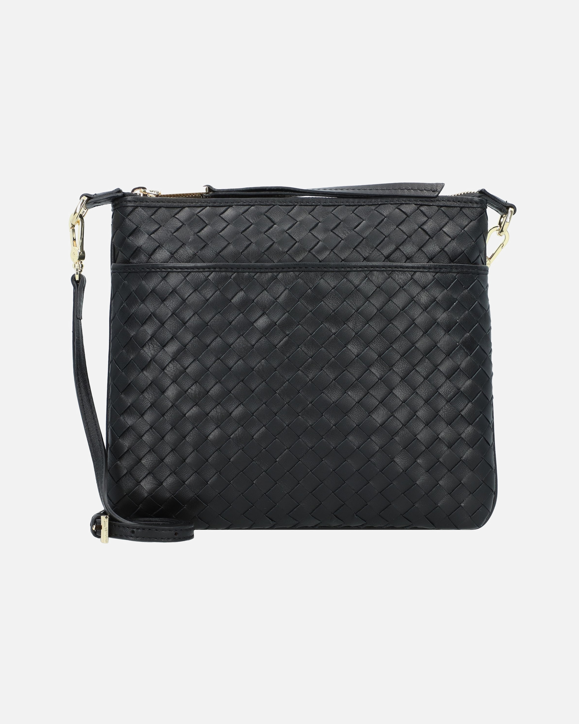 Clutch für Weiblich abro Piuma Umhängetasche black-gold