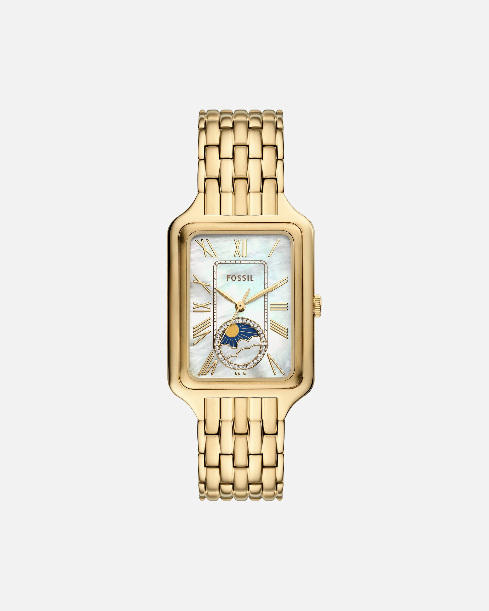 Uhr für Weiblich Fossil Damenuhr Edelstahl gold