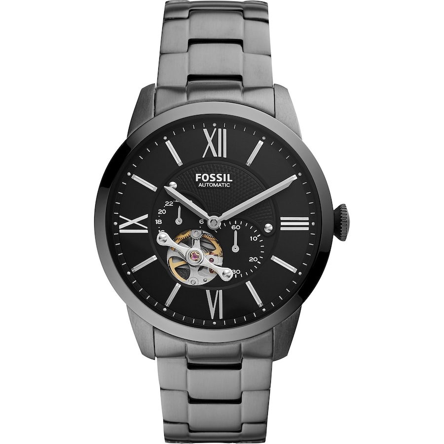 Fossil Herrenuhr Edelstahl One Size Herren