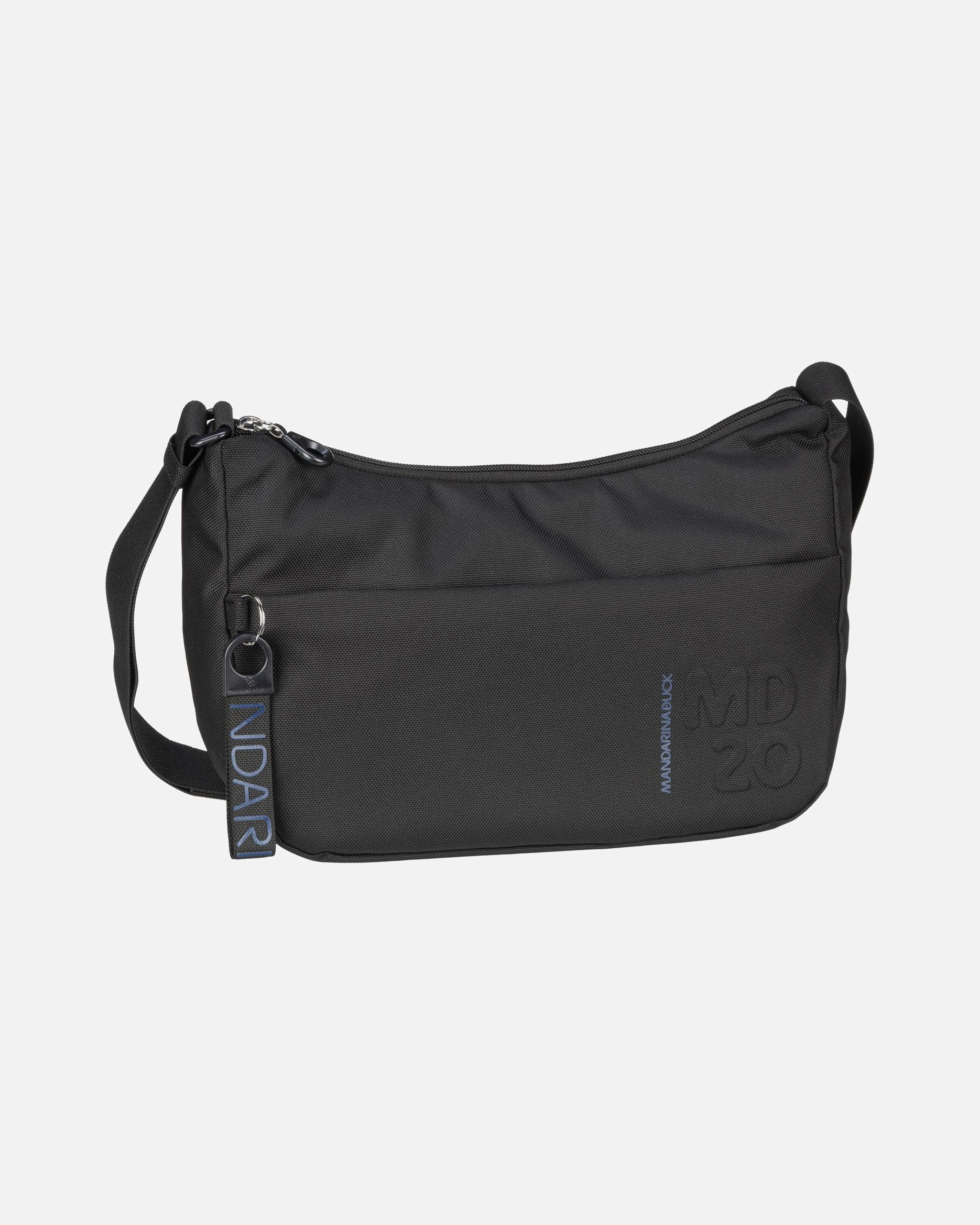 Umhängetasche für Weiblich Mandarina Duck Beuteltasche MD20 Hobo QMT30 Black