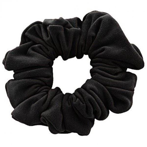 SOHO Velour Scrunchie Schwarz