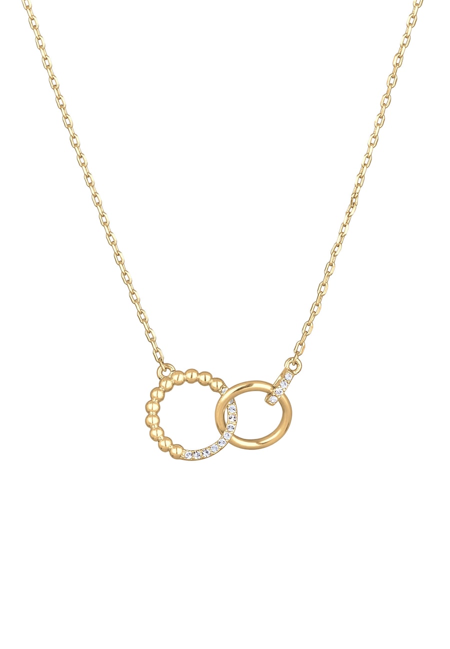 Elli Ringe Verschlungen Kristalle goldfarben Damen