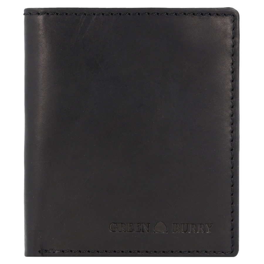 Greenburry Pure Black Herrengeldbörse black Schwarz Herren
