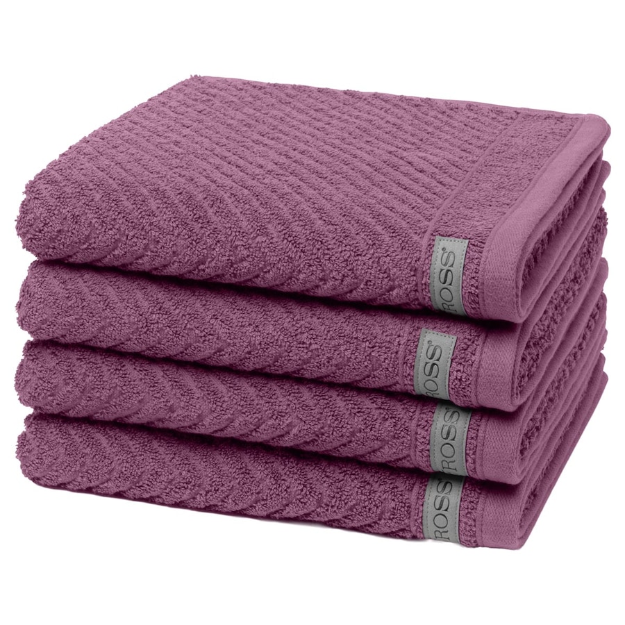ROSS Smart 4er Set Handtuch Beere Rosegold
