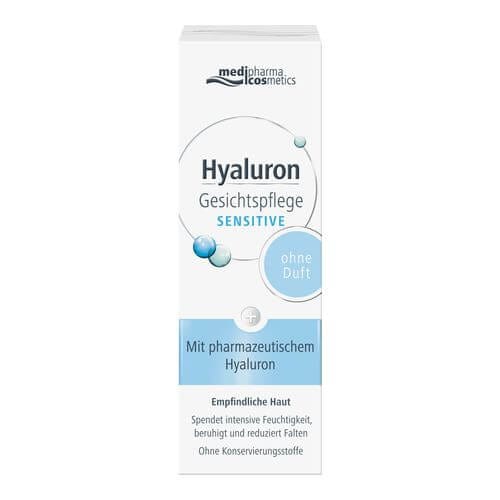 medipharma Cosmetics Medipharma HYALURON Gesichtspflege sensitive Creme 50 ml