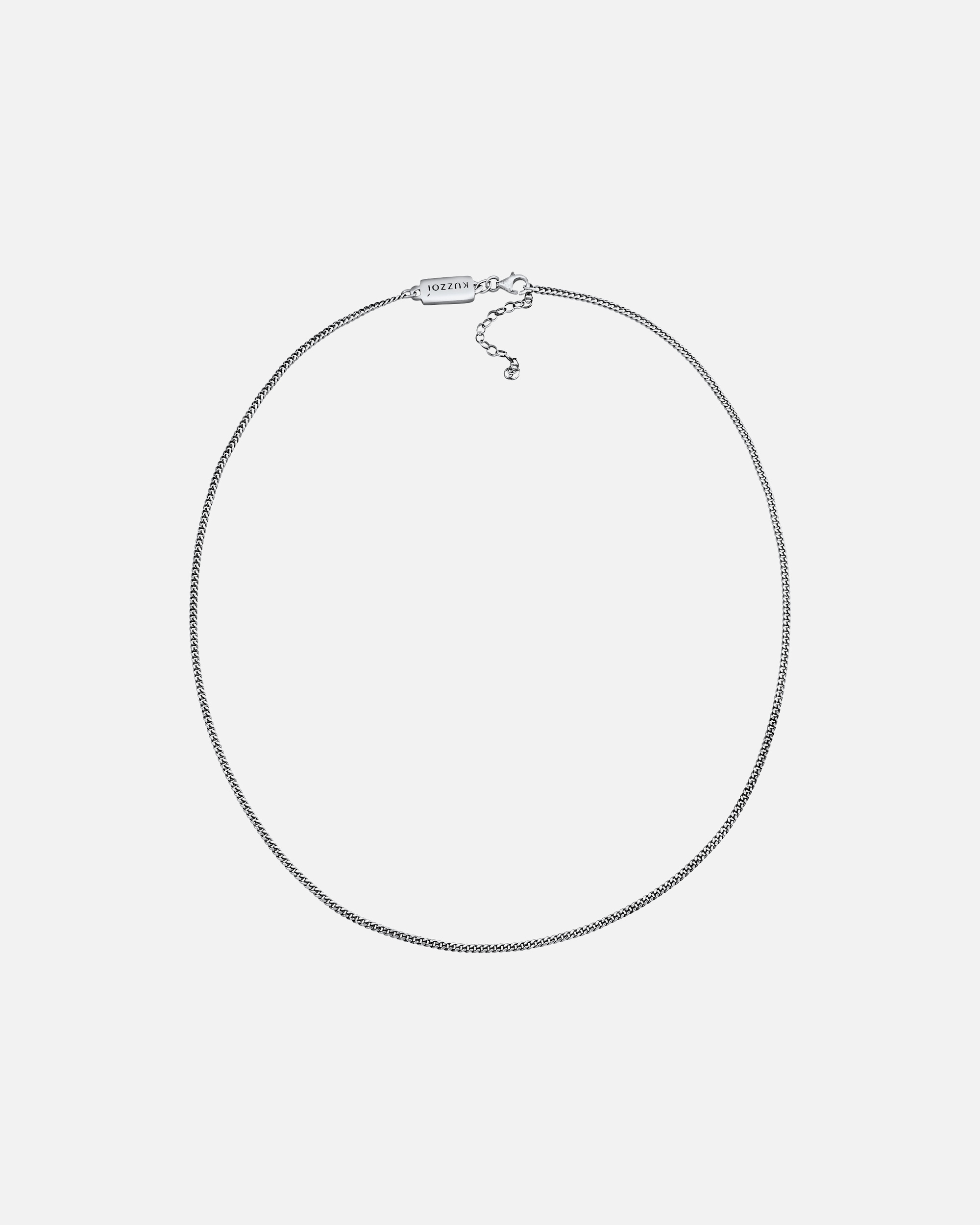 Halskette für Männlich KUZZOI KUZZOI Halskette Herren Panzerkette Basic Fein 925 Gold 50