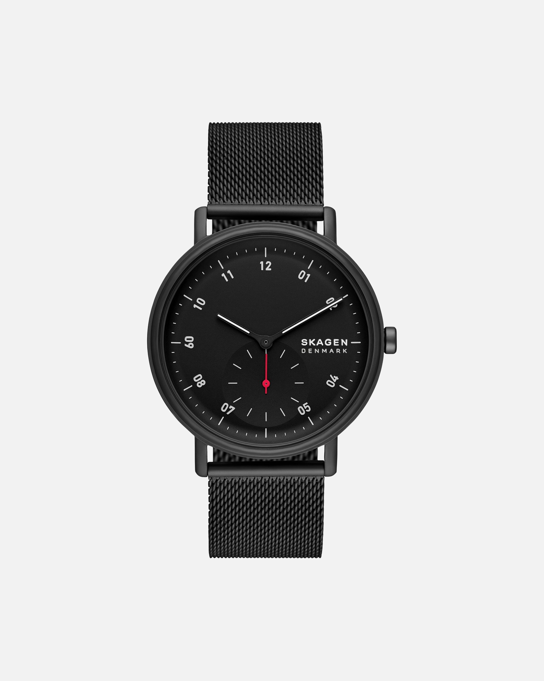 Uhr für Männlich Skagen Herrenuhr Edelstahl schwarz