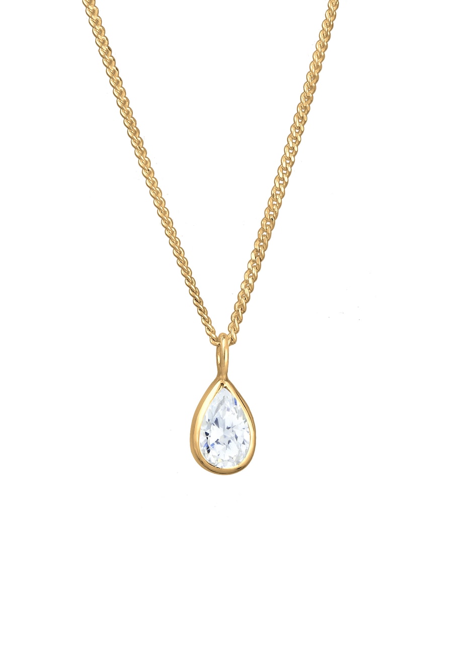 Elli Zirkonia Tropfen 925 Sterling Silber 42 Damen