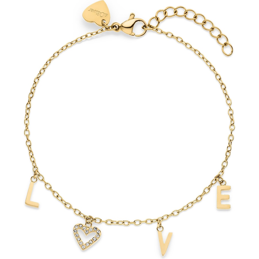 s.Oliver Armband Edelstahl gold Damen