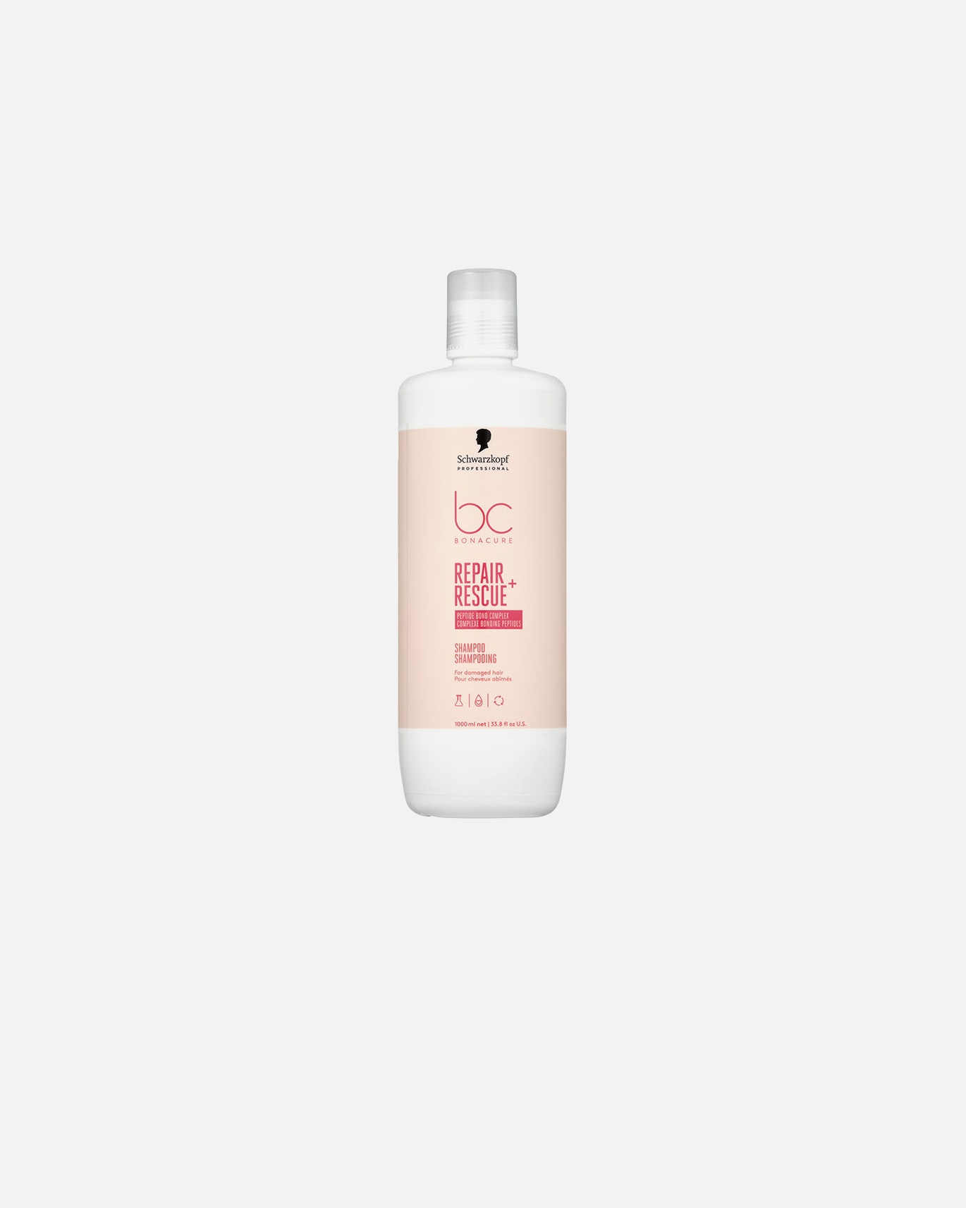 Shampoo für Unisex Schwarzkopf Professional BC REPAIR RESCUE Shampoo 1000 ml