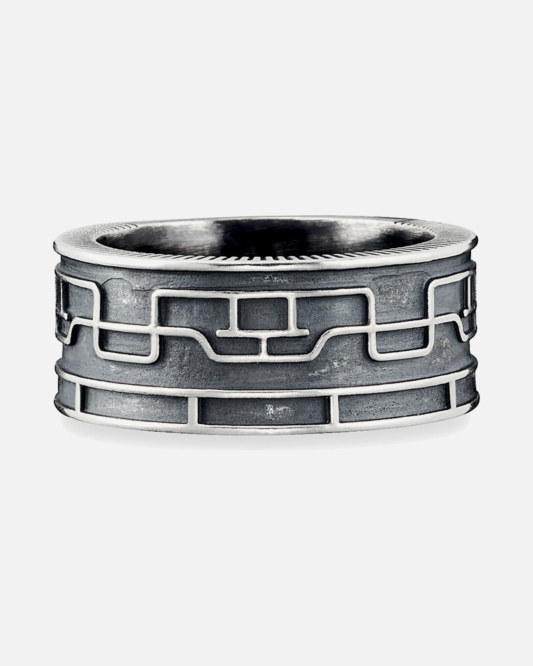 Ring für Männlich caï Cai Herren-Herrenring Culture Collector 925er Silber 60 32011508 58