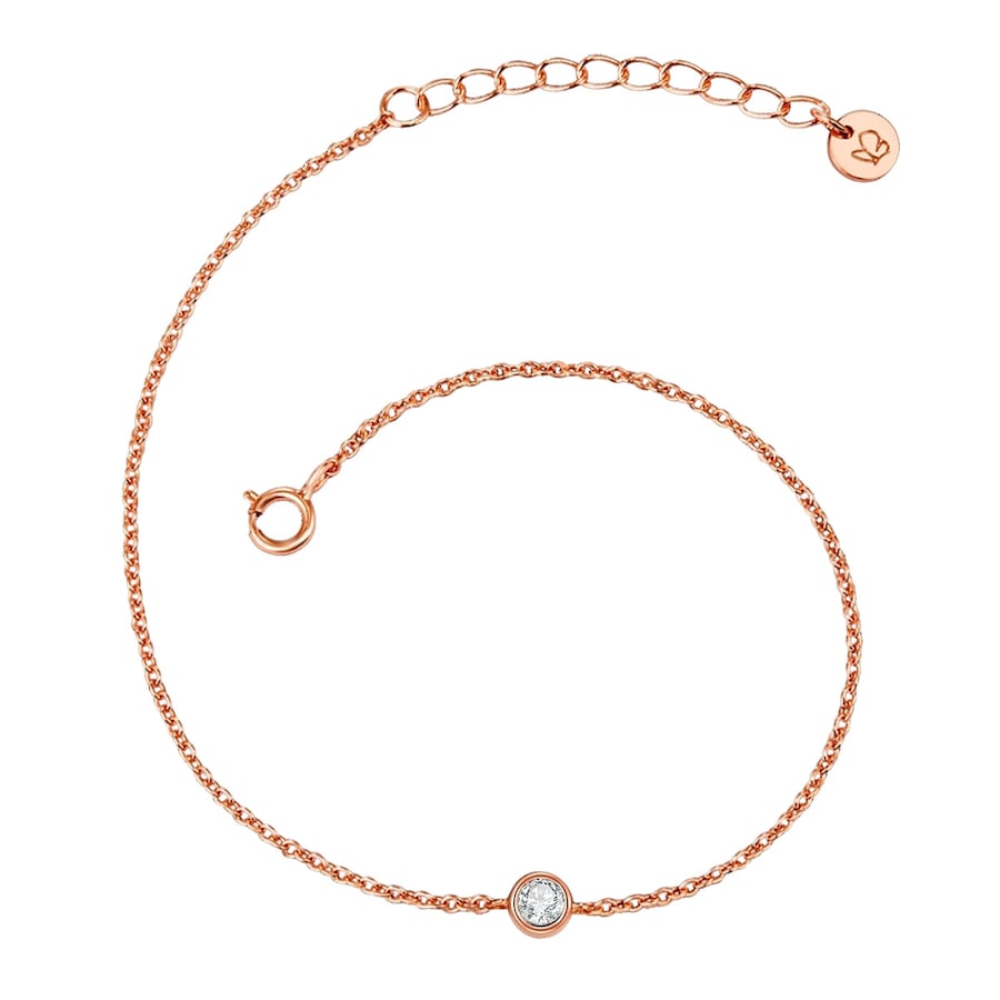 Glanzstücke München Armband Sterling Silber Topas in 17,0 cm Basislänge + 3,0 Verlängerung Damen