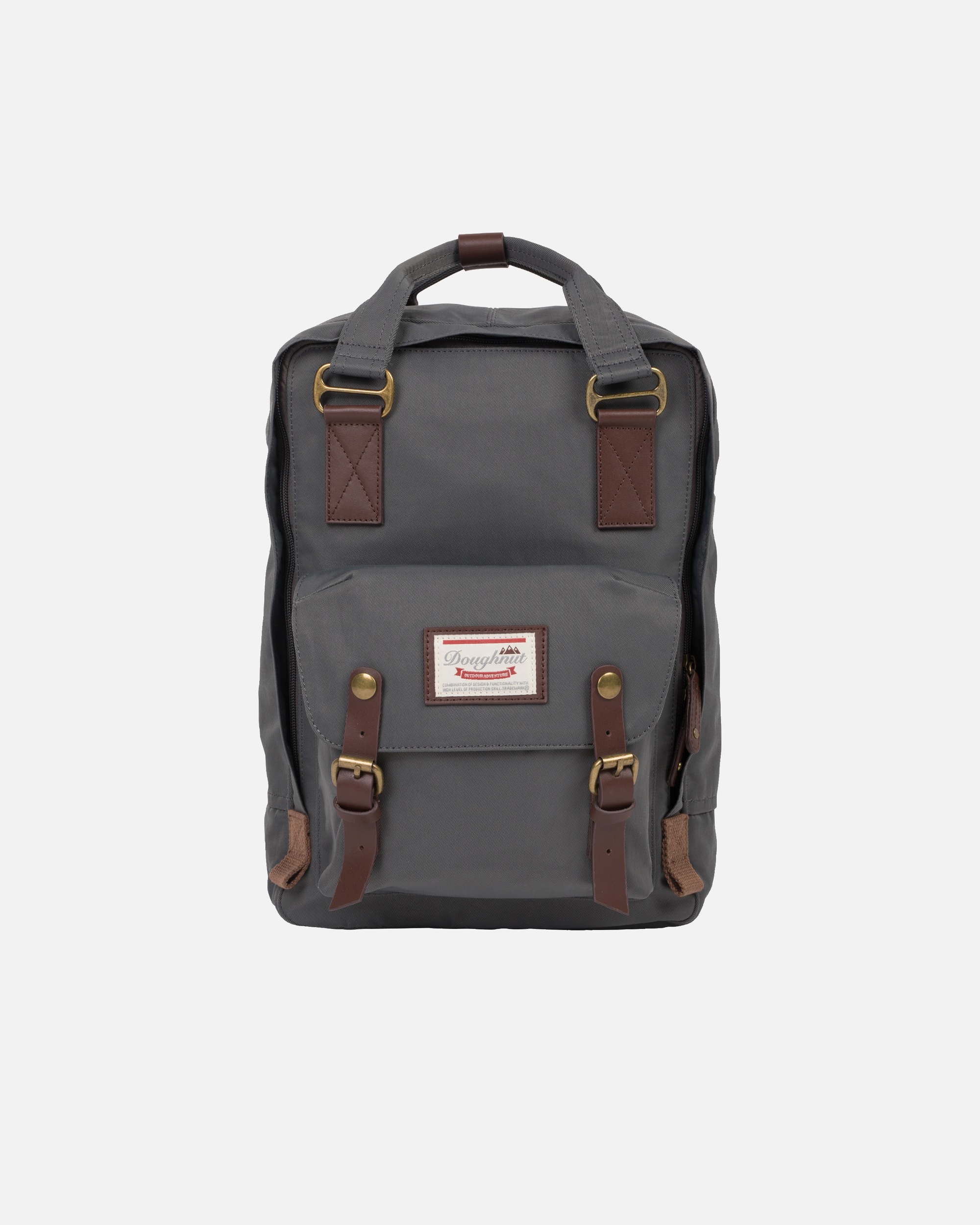 Rucksack für Weiblich Doughnut Rucksack Macaroon Volumen 16 Liter Charcoal