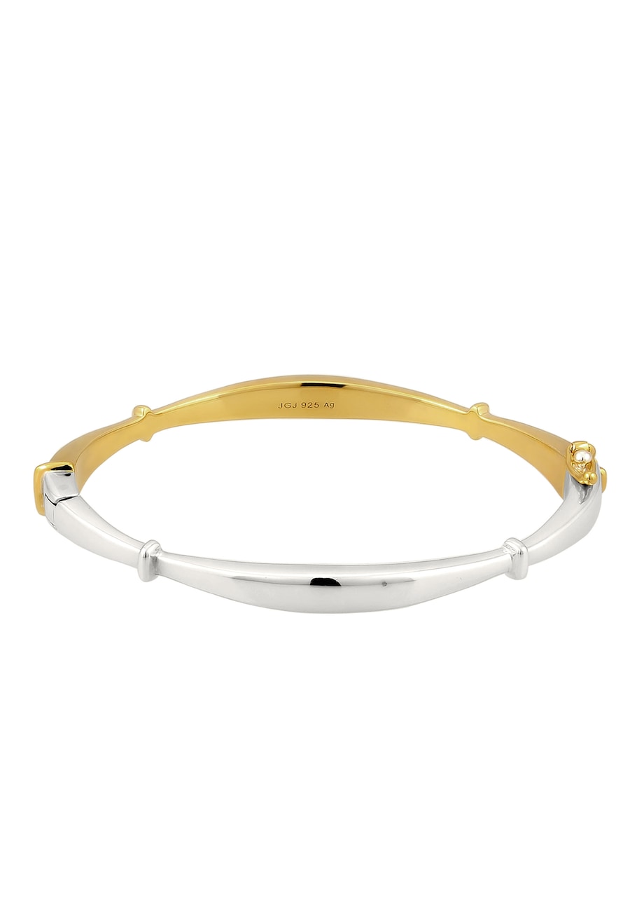 Elli Armreif Bicolor 925 Sterling Silber 17 Damen