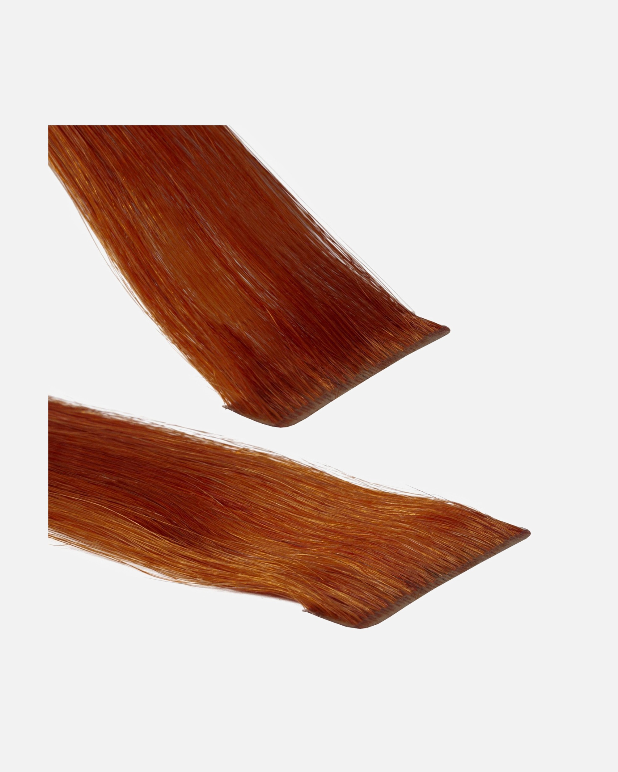 Extensions für Weiblich hair2heart Invisible Tape Extensions Premium Echthaar #8/43 Hellblond Rot-Gold 50cm