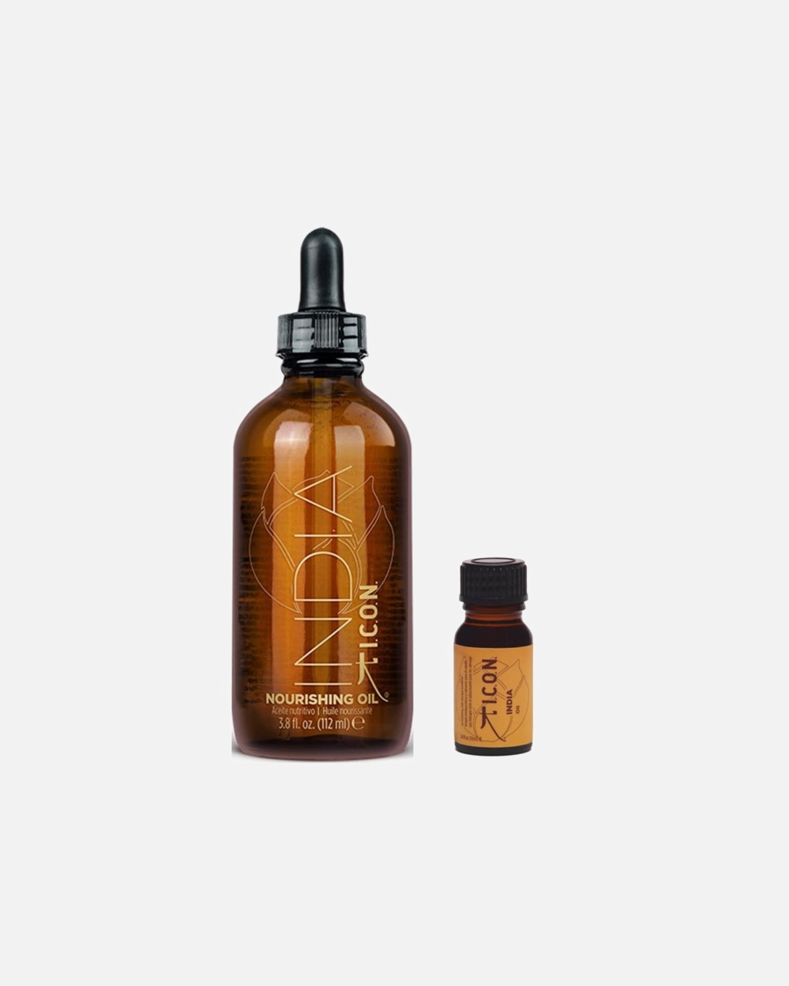 Haarpflegeset für Weiblich ICON INDIA OIL nährend mit Moringa + Reisegröße Set 1 Stück