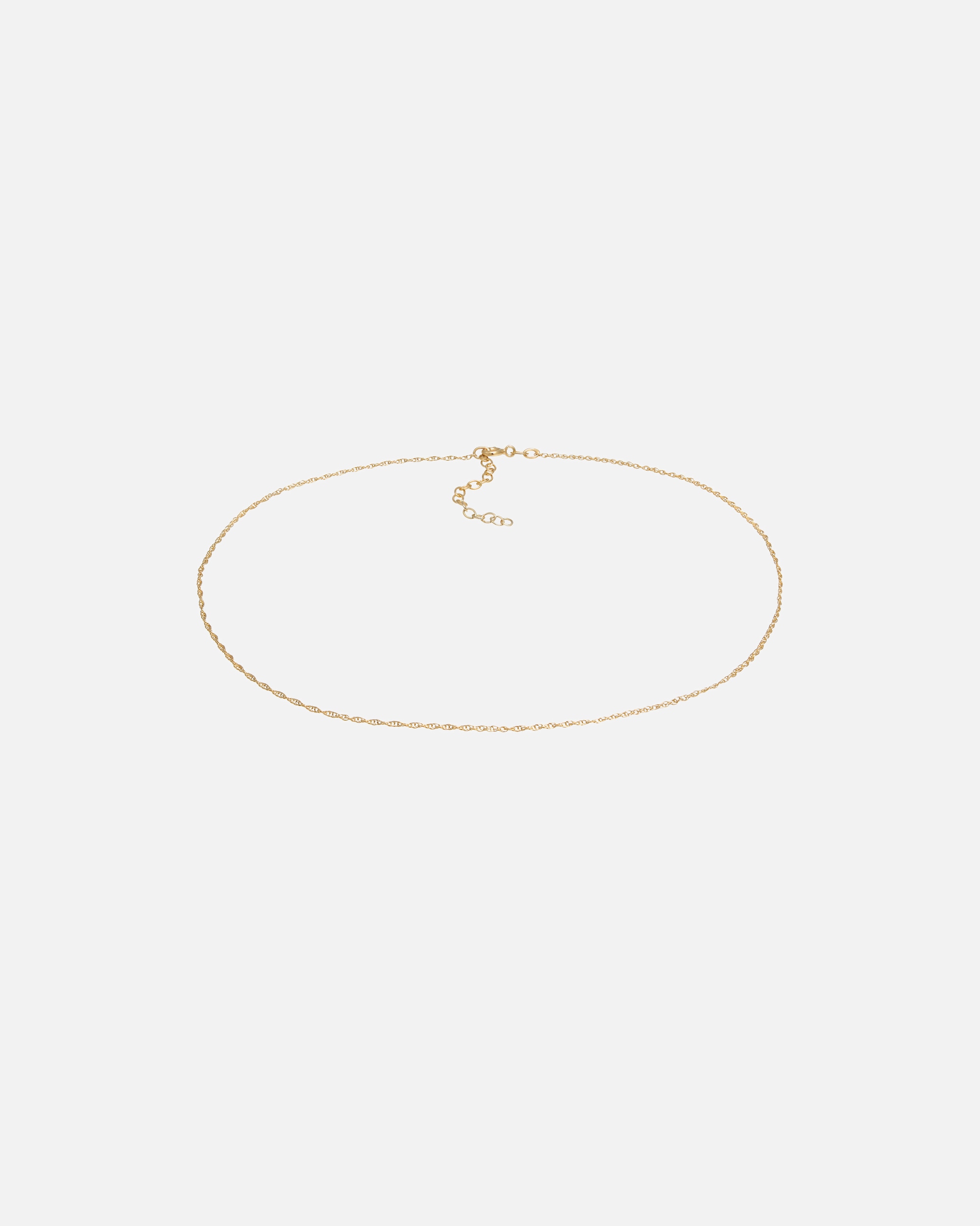 Halskette für Weiblich Elli Choker Basic Twisted Chain Gedreht Fein 925 Silber 36