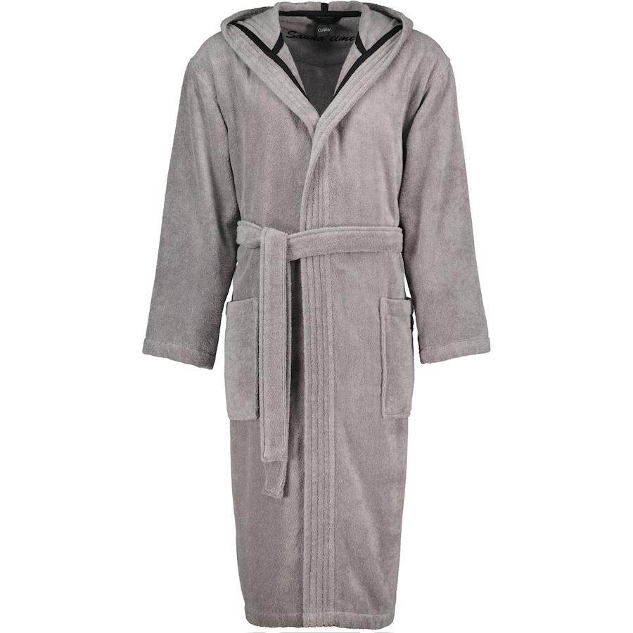 Cawö Bademäntel Herren Kapuze Sauna Time 833 stein - 79 XL