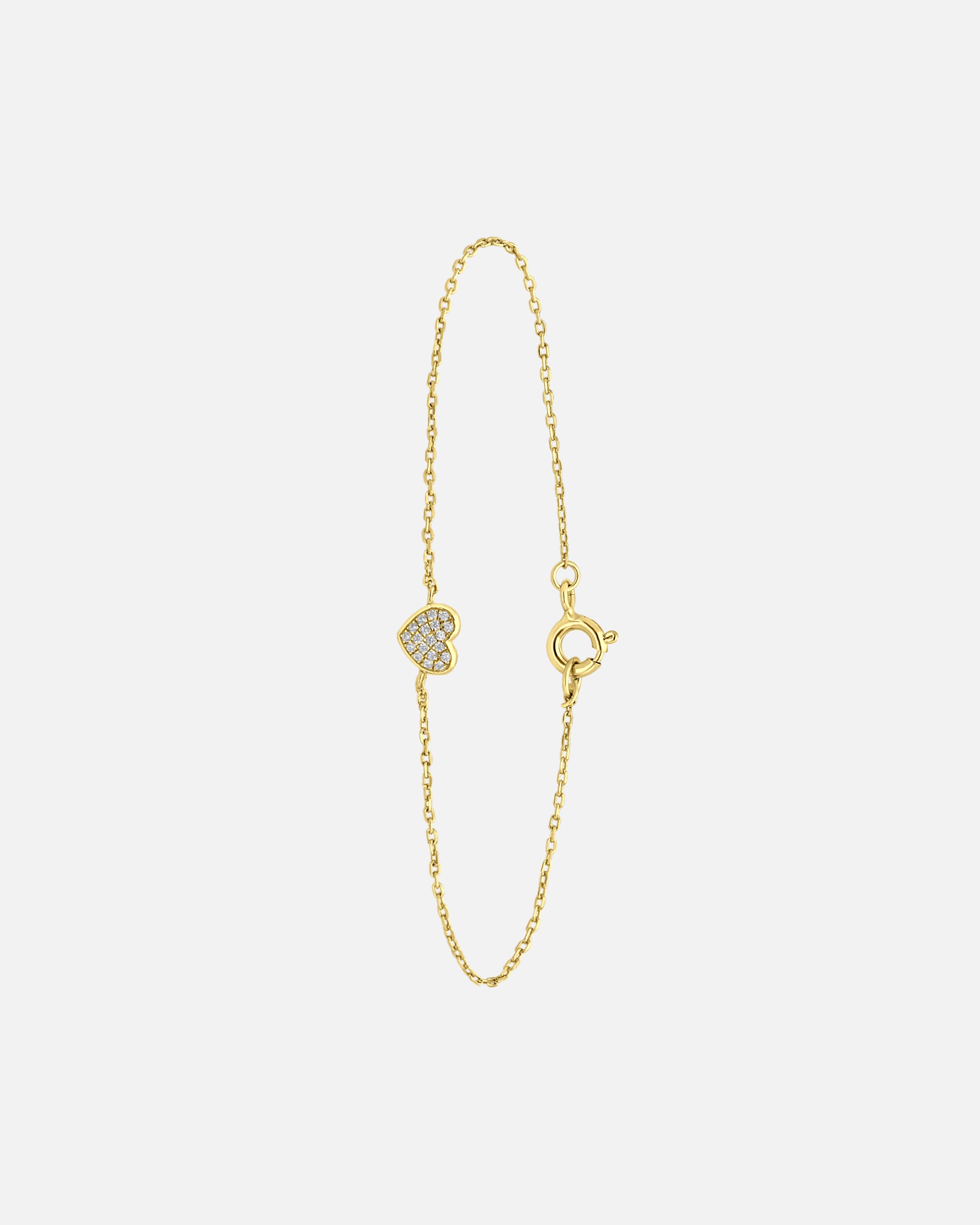 Armband für Weiblich Lucardi Armband 925 Silber 18.5cm Gold