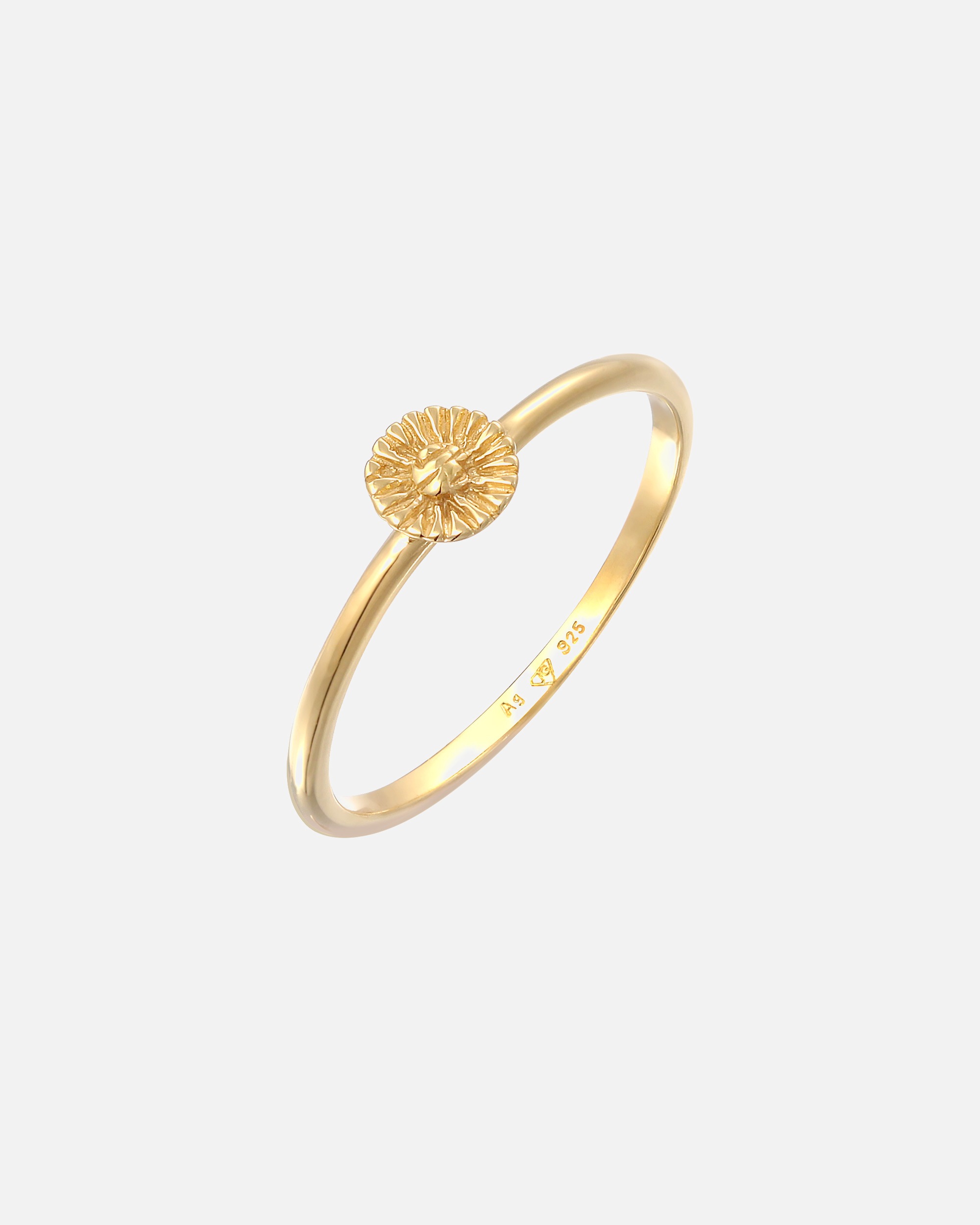 Ring für Weiblich Elli Elli Ring Blüte Blume Flower Hippie 925 Silber 56