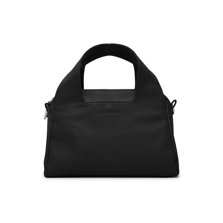 Gretchen Henkeltasche Ruby Tote Three aus italienischem Kalbsleder schwarz