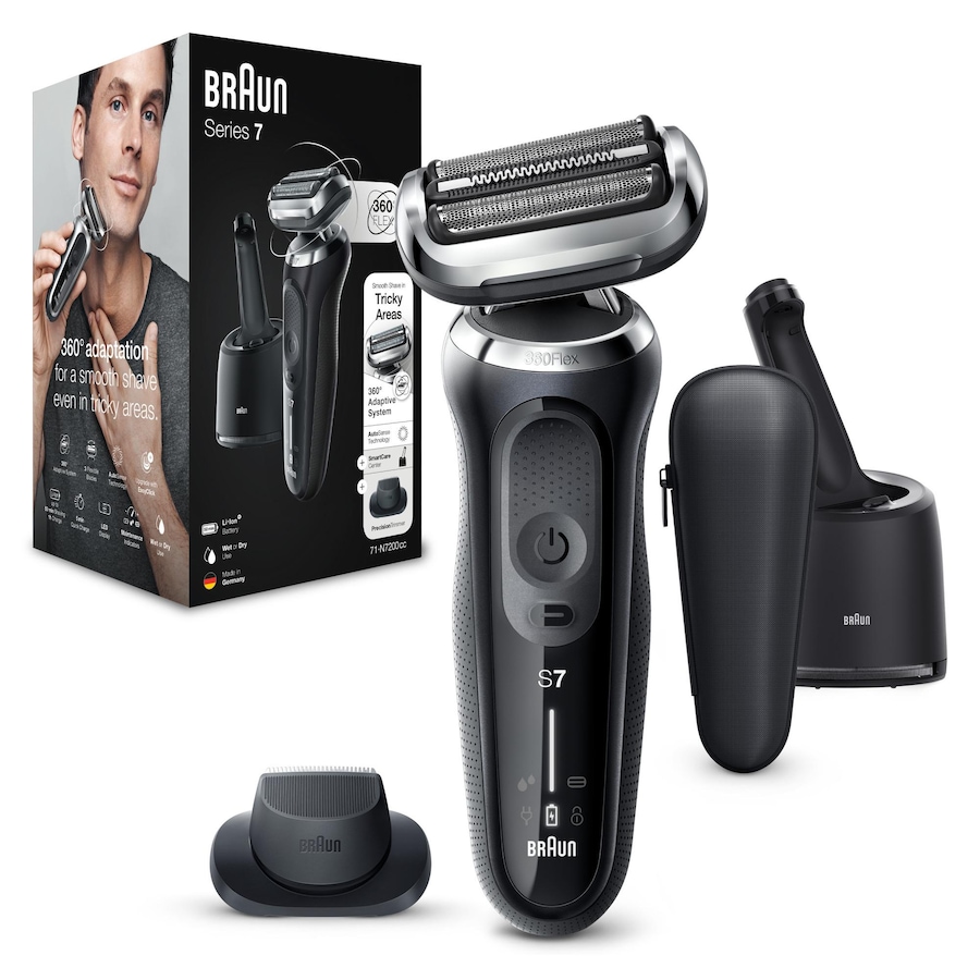 Braun Series 7 71-N7200cc Herrenrasierer | Elektrisch, 360°-Anpassung