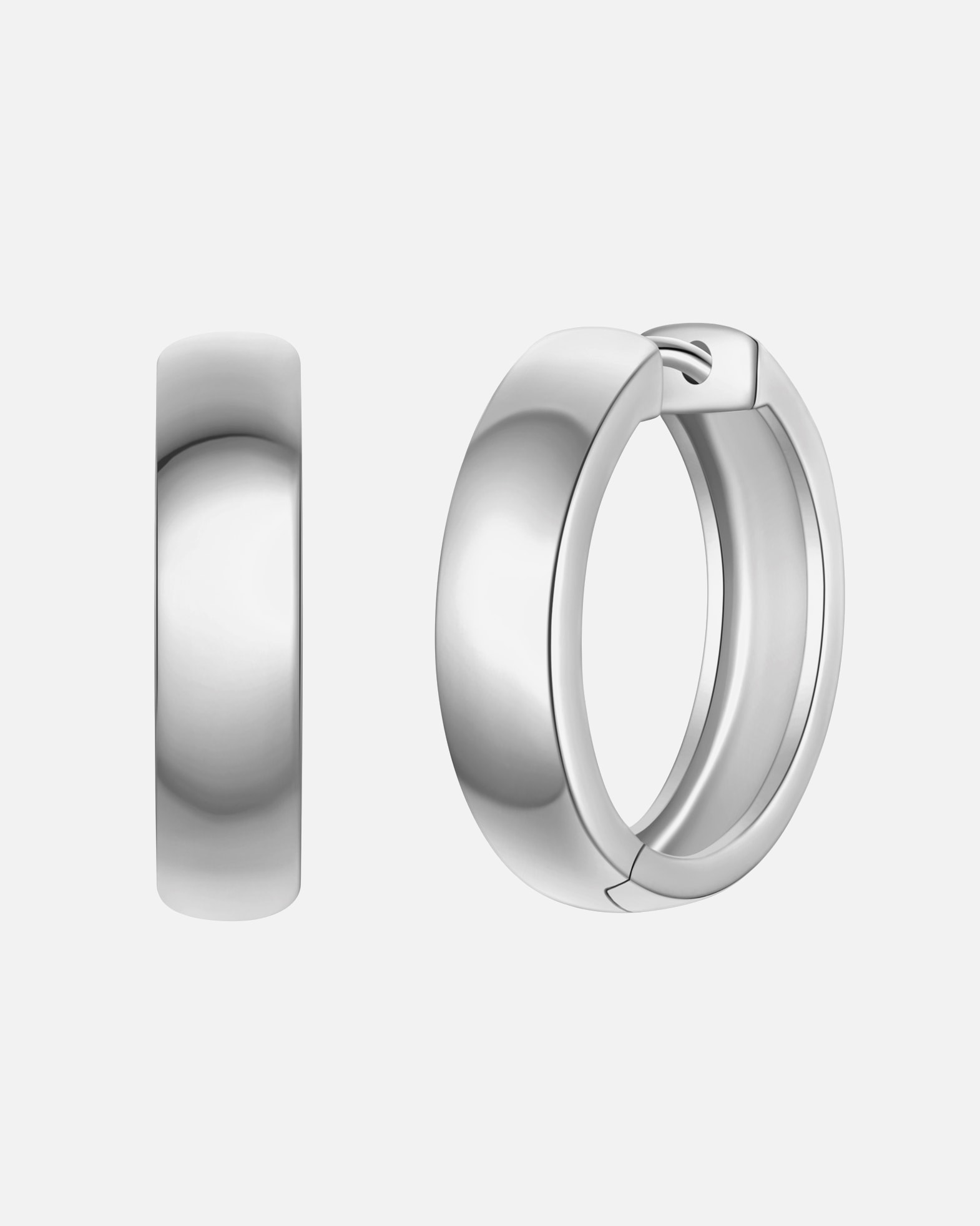 Creolen für Weiblich Glanzstücke München Creolen aus Sterling Silber in silber 19,1 mm