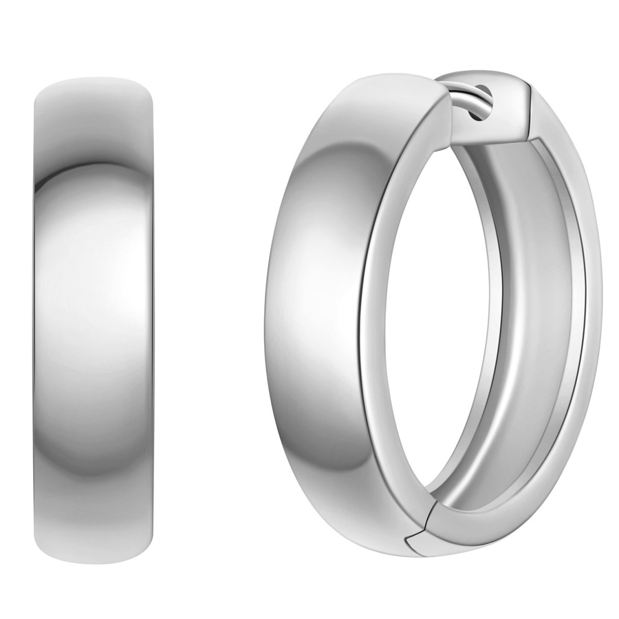 Glanzstücke München Creolen aus Sterling Silber in silber 19,1 mm Damen