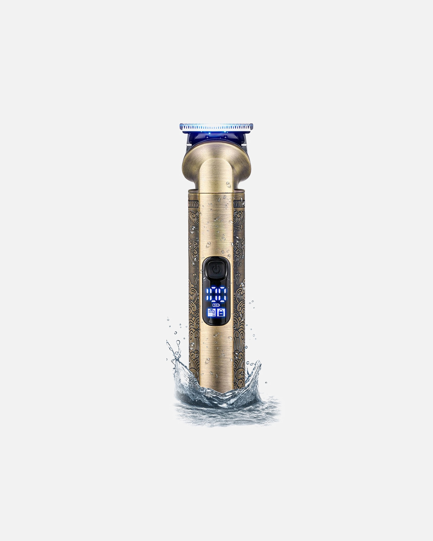 Haarschneider für Unisex Sansbeaute Default Brand Line 8-in-1 Barttrimmer für Herren – Trimmer für Bart und Körper 8-in-1 | Gold