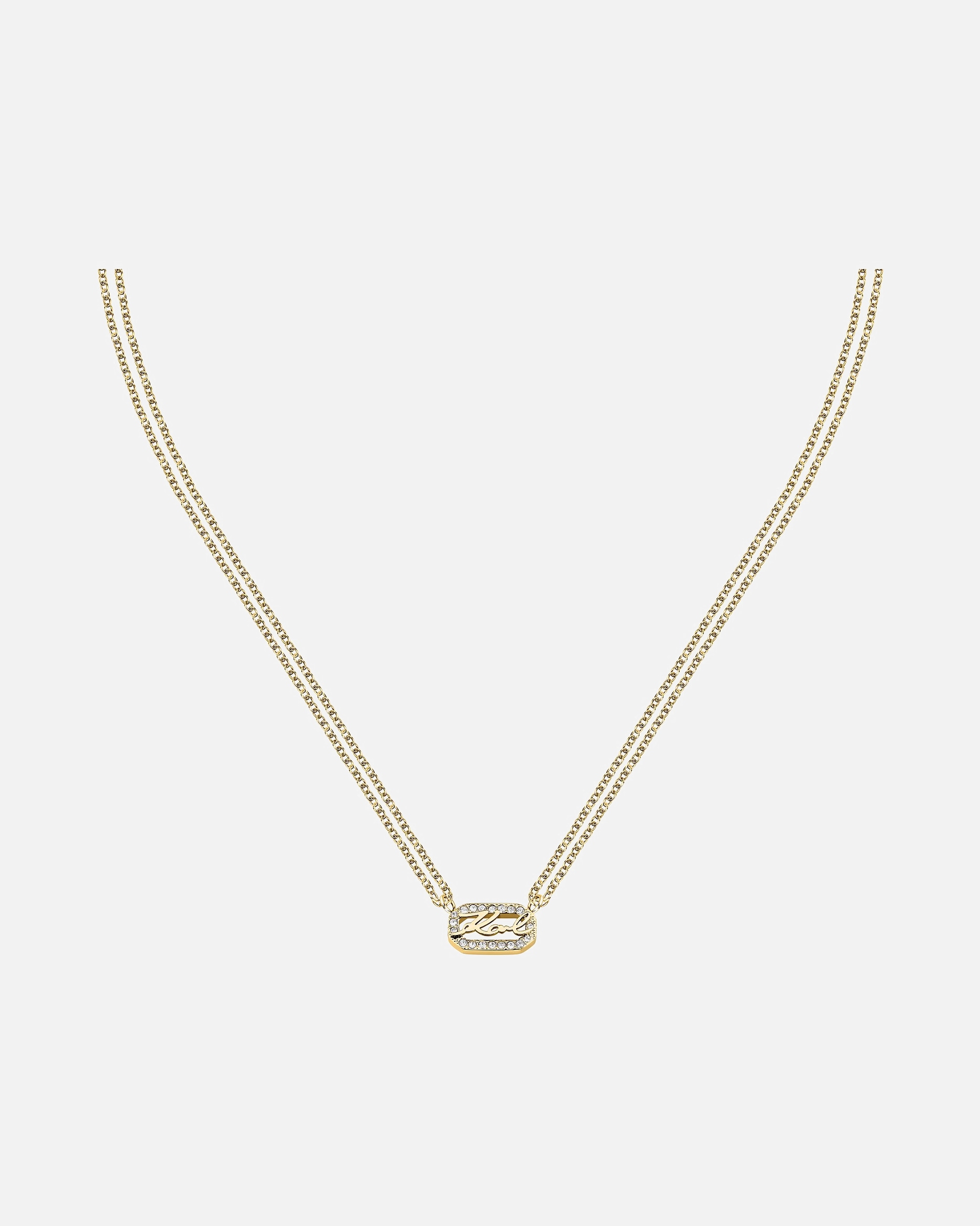 Halskette für Weiblich Karl Lagerfeld Kette Edelstahl gelbgold