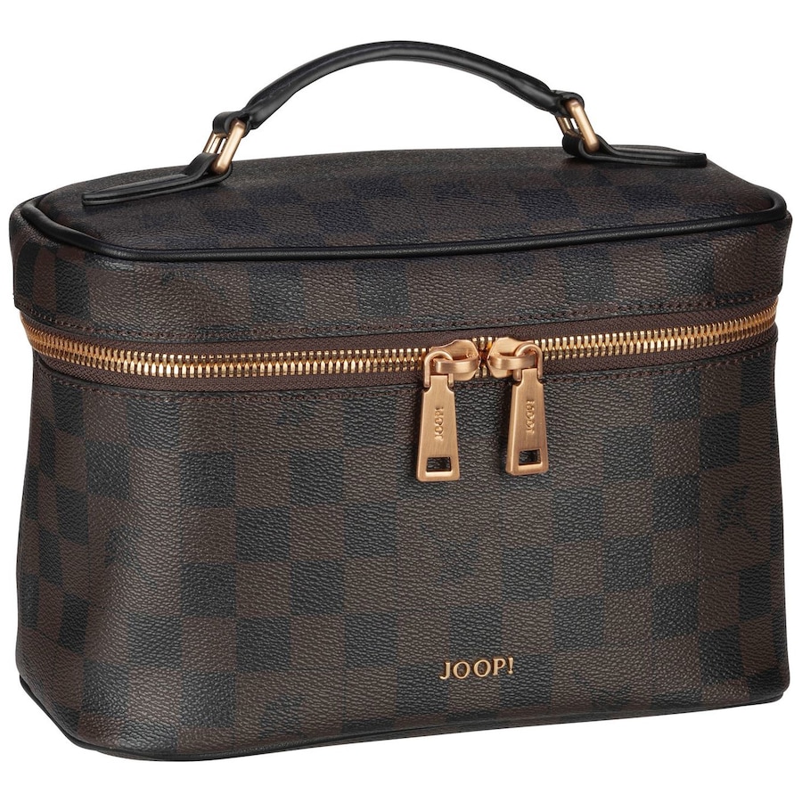 JOOP! Kosmetiktasche Cortina Piazza Flora Washbag MHZ Seal Brown Braun Damen