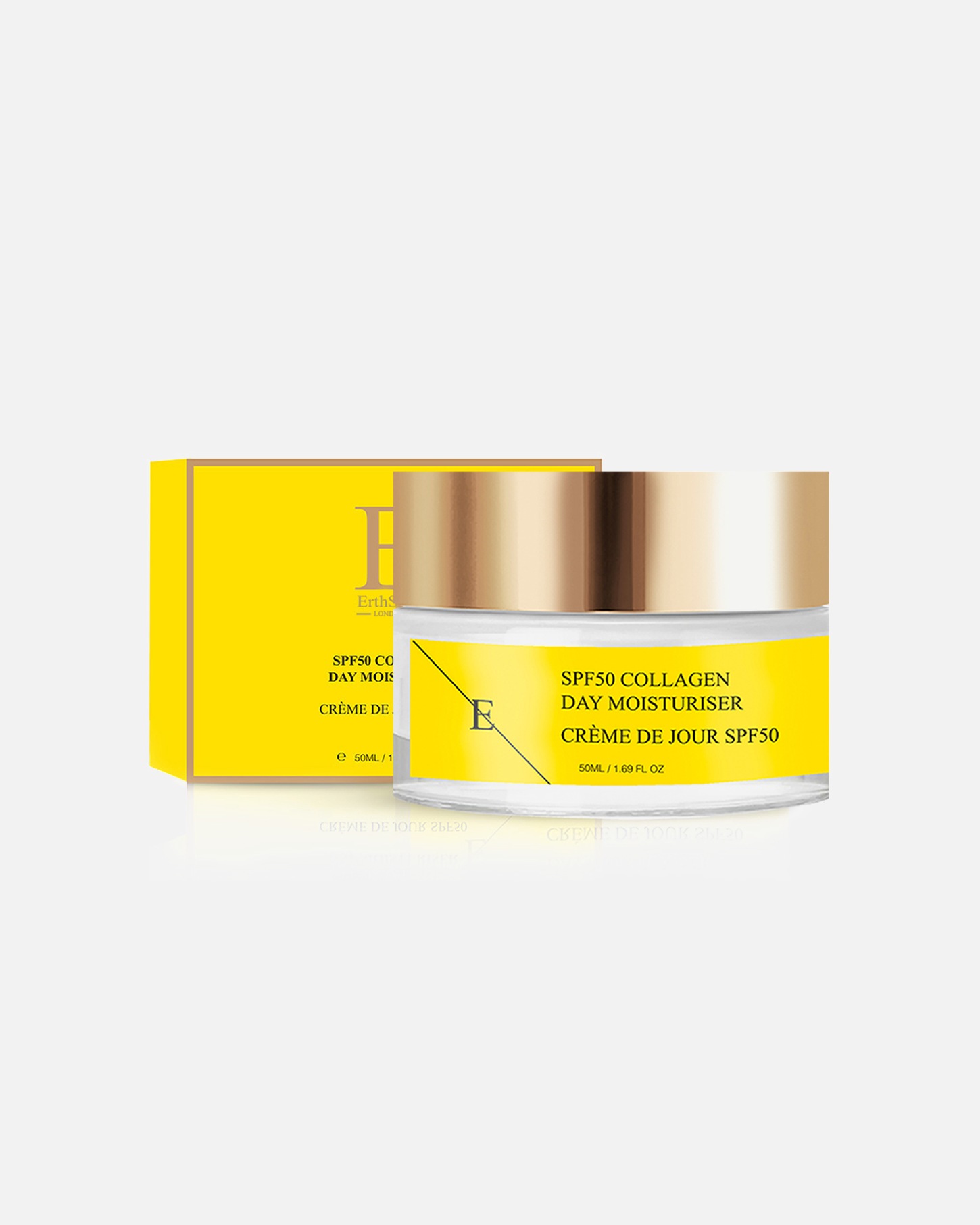Tagescreme für Weiblich ErthSkin London Kollagen-Tagescreme mit LSF 50 50ml