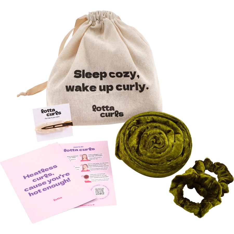 Lotta Curls Lockenband Noble Olive Braun Damen