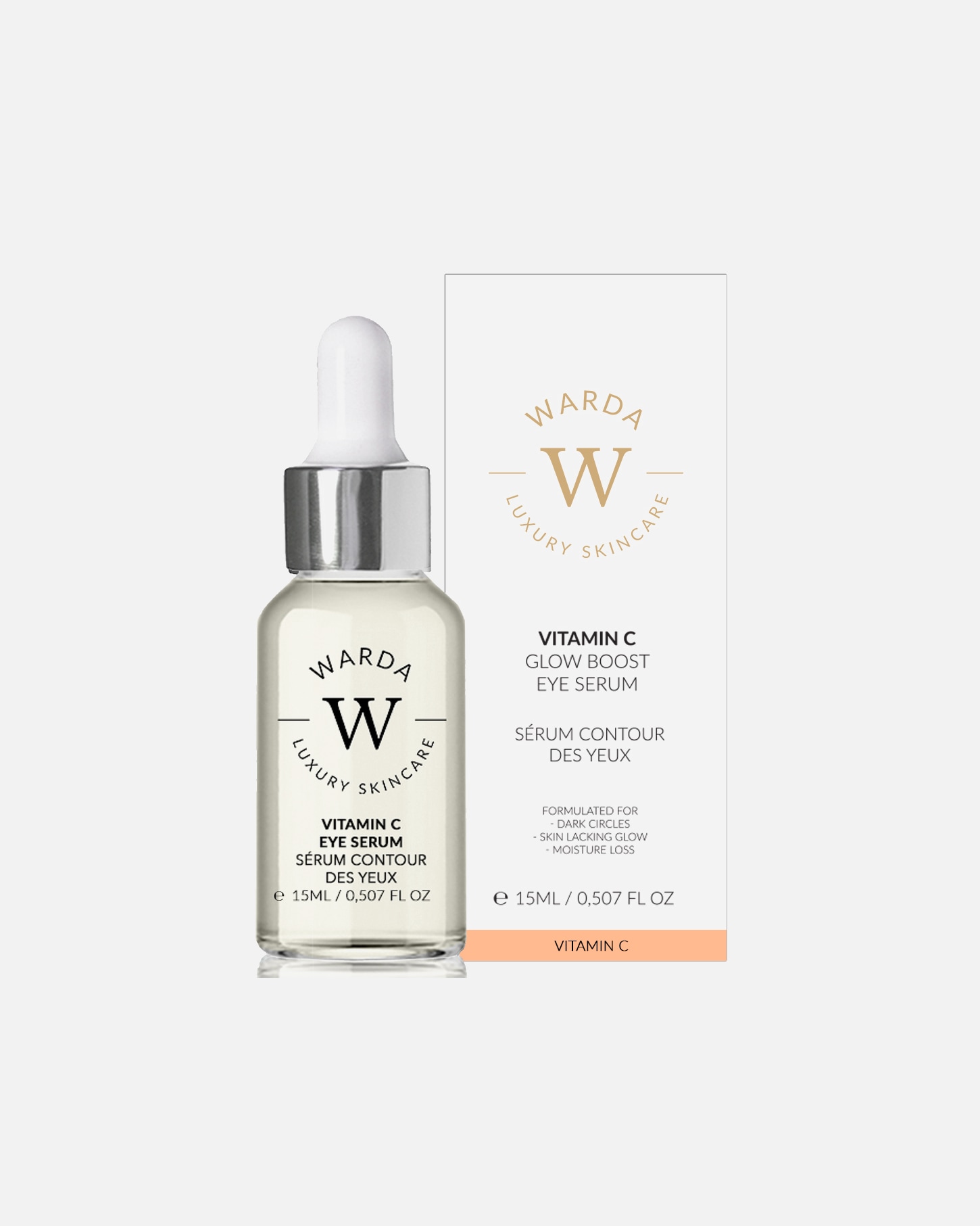 Anti-Aging Pflege für Weiblich WARDA LUXURY SKINCARE Vitamin C Augenserum 1 Stück Stück
