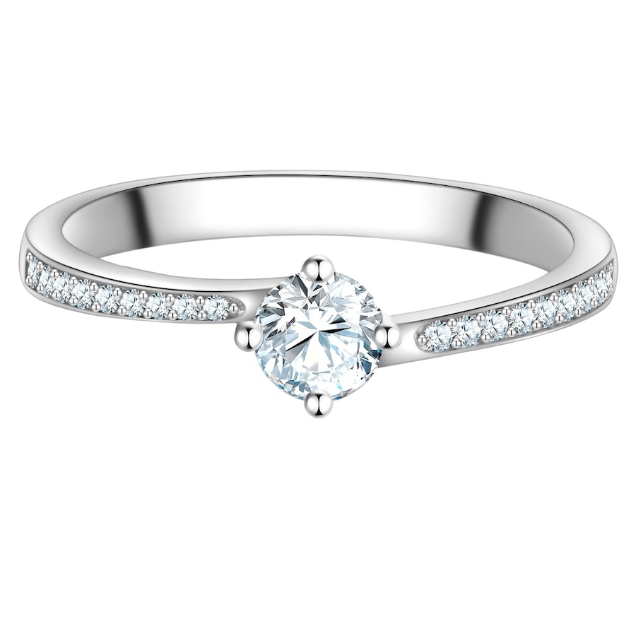 Trilani Ring aus Sterling Silber in silber mit Zirkonia 54 Damen