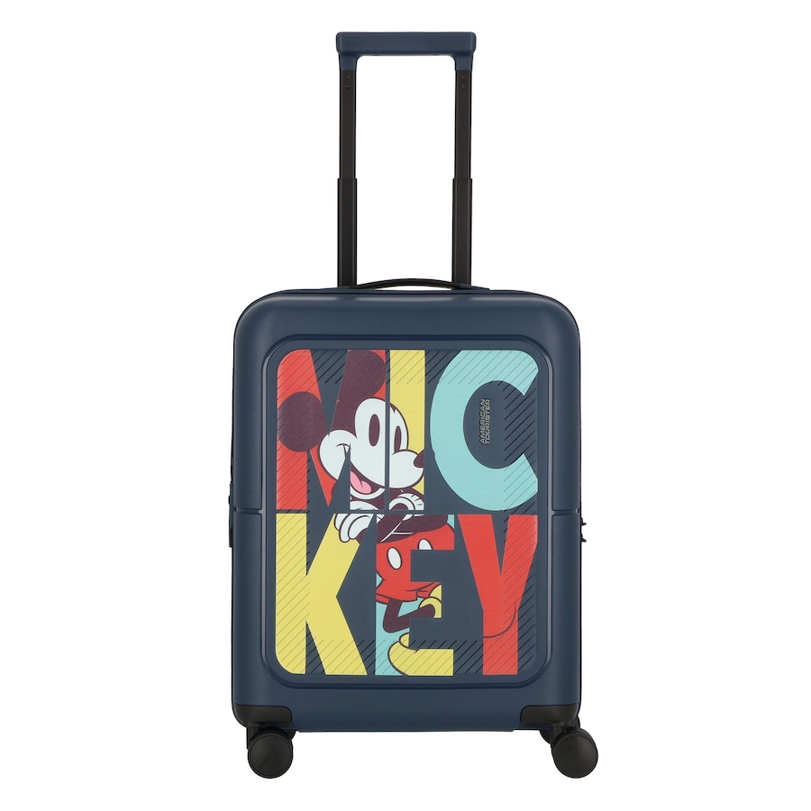 American Tourister Dashpop Disney 4 Rollen Kabinentrolley 55 cm mit Dehnfalte mickey pop letters Violett